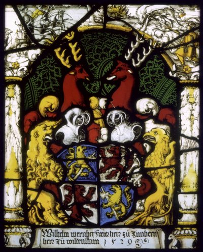 Coat of Arms of Count Wilhelm Werner von Zimmern by Unknown
